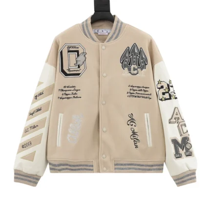 Off White Varsity Jacket Milan