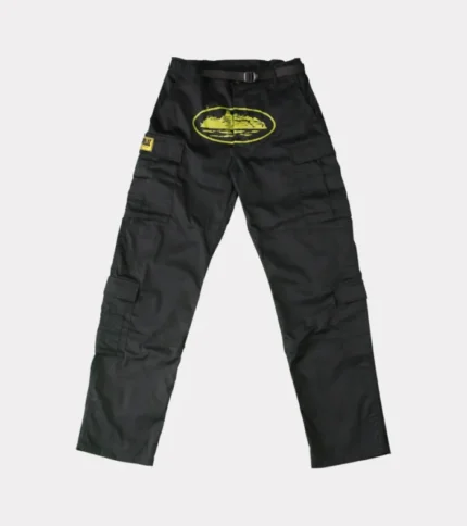 Corteiz Yella Guerillaz Cargos Negro/Amarillo