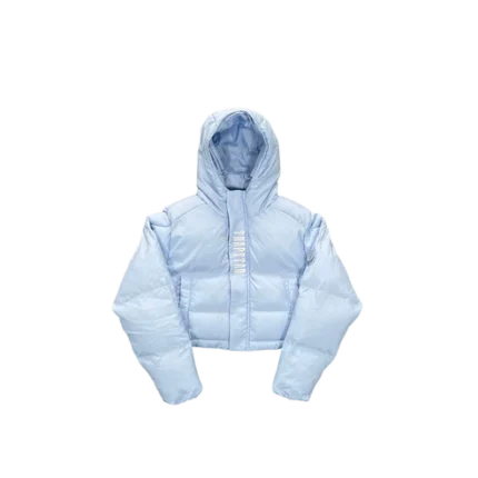 TS Womens Decoded Hooded Puffer Jacket 2.0 - Ice Blue