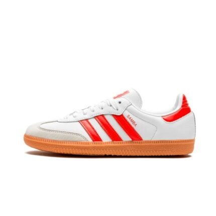 Adidas Samba- White Solar Red Gum