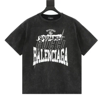 Balenciaga x Gucci T-Shirt Black Worn