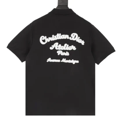 Christian Dior Polo Shirt Atelier Black