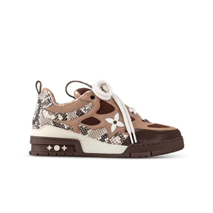 Louis Vuitton Skate- Brown Snakeskin