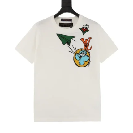 Louis Vuitton T-Shirt Monogram Comics Intarsia