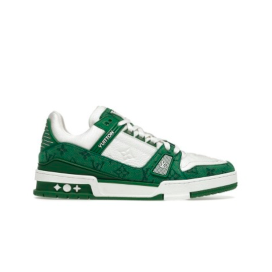 louis-vuitton-trainer-green-monogram-denim-white
