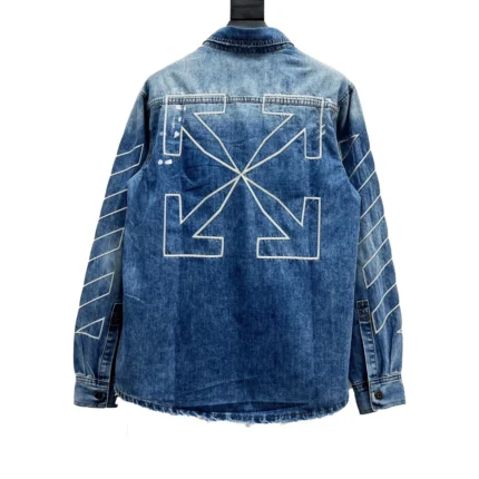 Off White Denim Jacket Blue